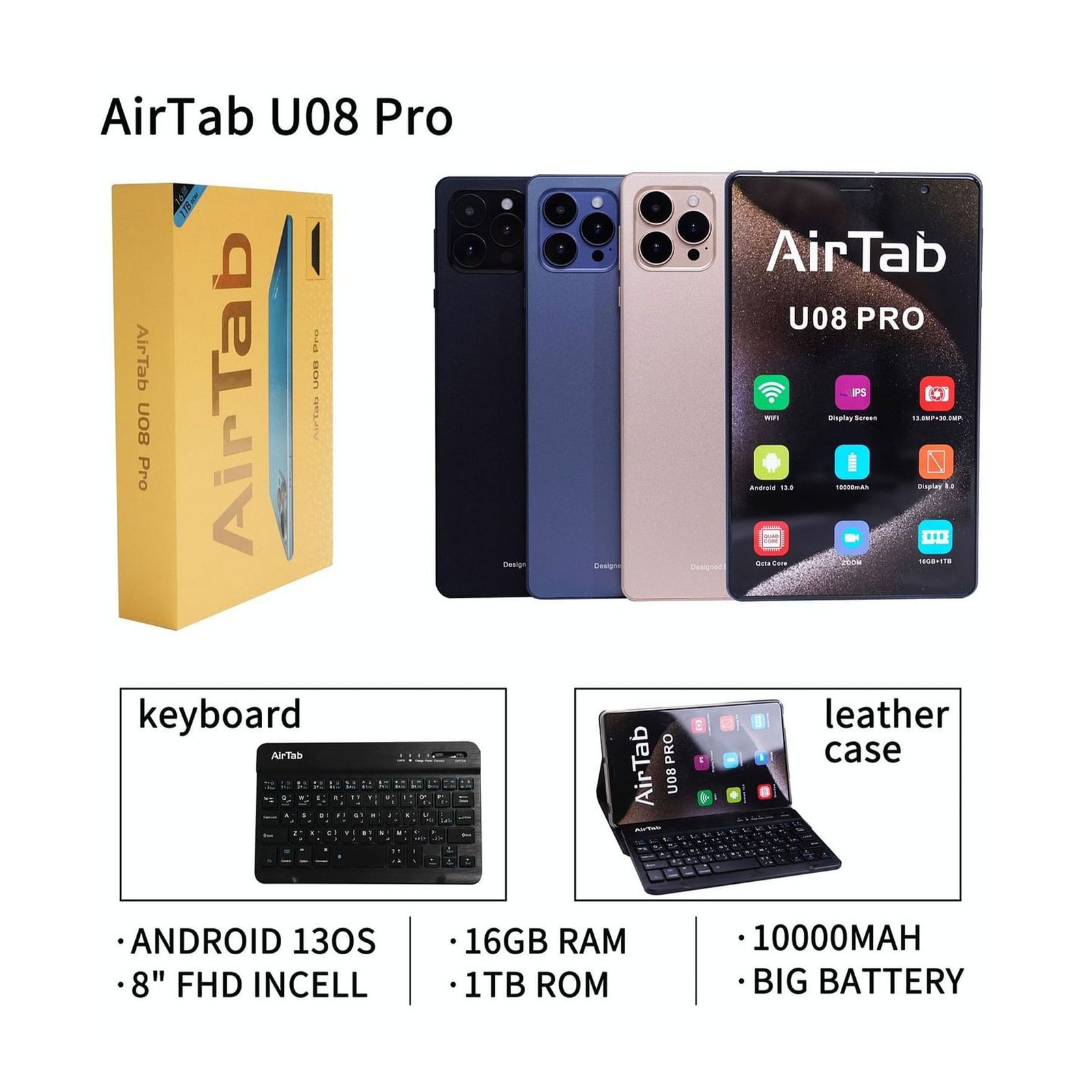 تابلت Air Tab U08 Pro 2 تابلت Air Tab U08 Pro - الصورة 2